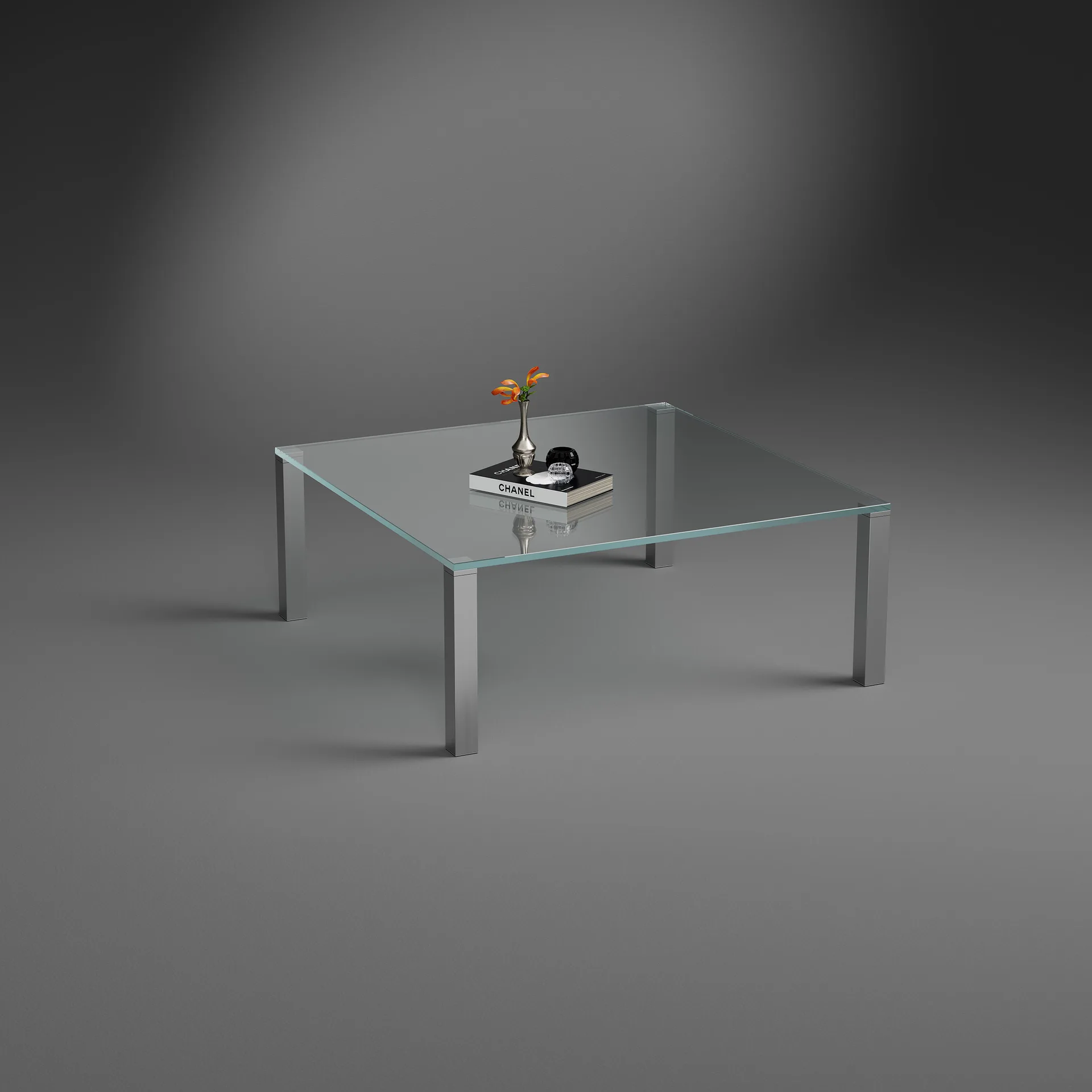 Square Glass Coffee Table