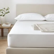 Solid White Linen Bedding Set