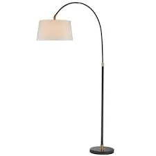 Matte Black Arc Floor Lamp