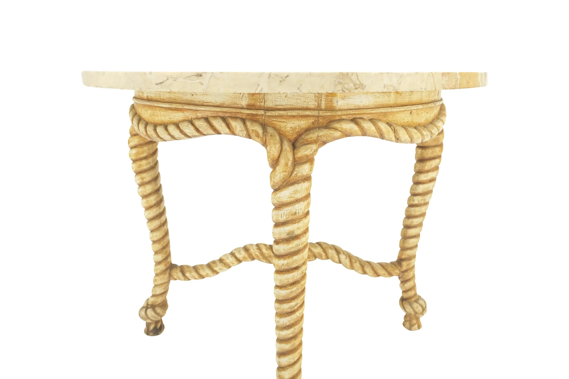 Round Marble Top Coffee Table