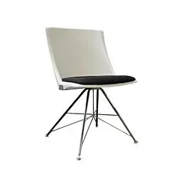 Artifakt Modern White Dining Chair