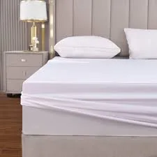 Solid White Cotton Fitted Sheet
