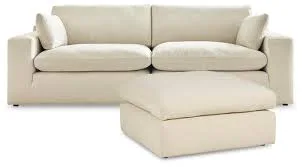Elyza Cream Fabric Modular Sectional Sofa