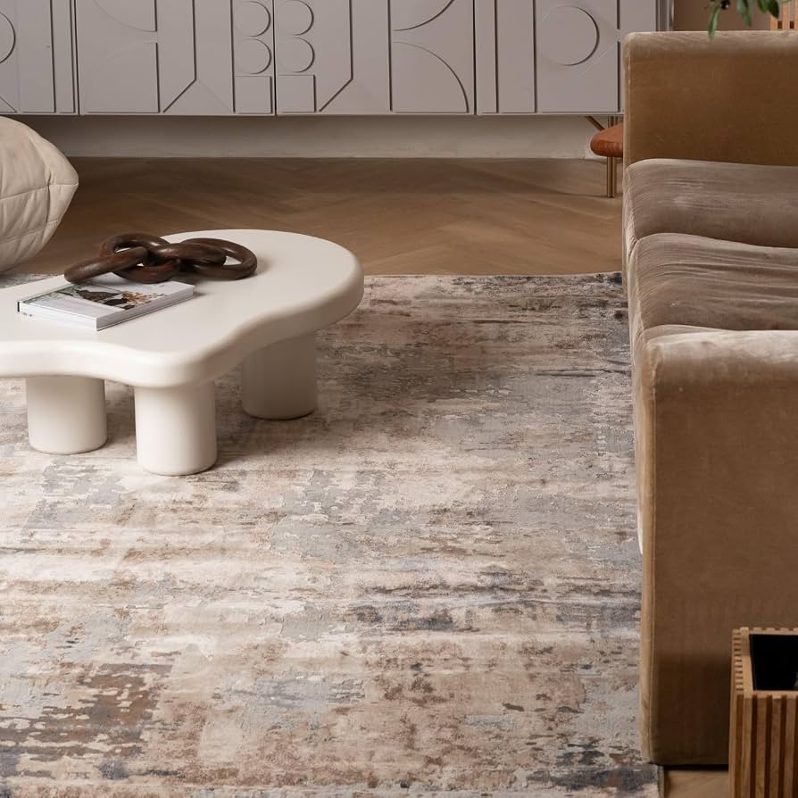 Vogue Abstract Distressed Area Rug