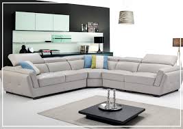Adley Gray Leather Sectional Sofa
