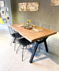 Rustic Rectangular Wood Dining Table