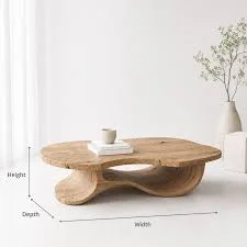 Organic Wood Coffee Table