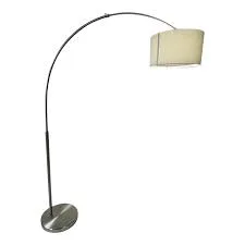Modern Chrome Arc Floor Lamp