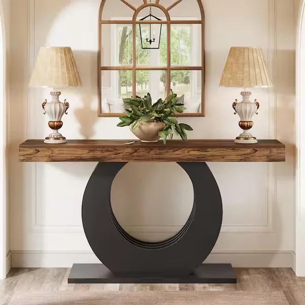 Modern Wood Console Table