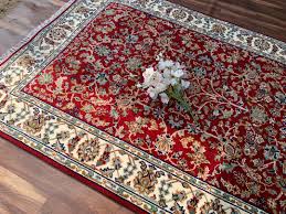 Red Traditional Area Rug