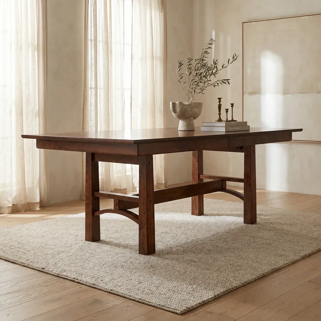 Bridgeport Trestle Extension Table | Amish Dining Tables