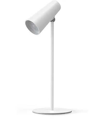 Minimalist White Metal Table Lamp