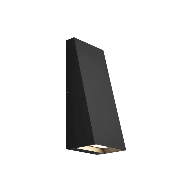 Pitch Matte Black Rectangular Wall Sconce