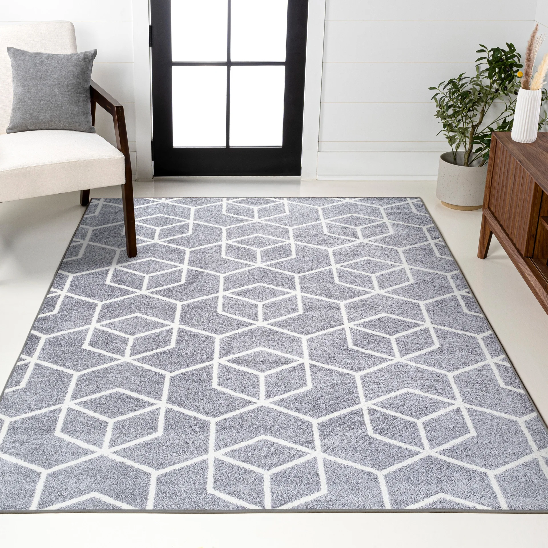 JONATHAN Y Cole Blocks Modern Geometric Area Rug