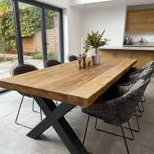Solid Wood Rectangular Dining Table