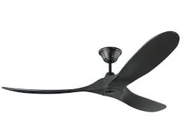 Maverick Matte Black Ceiling Fan