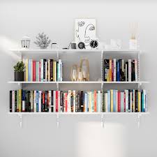 Turin White Modular Wall Shelving