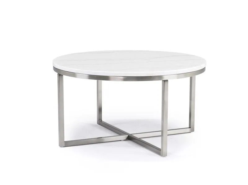 Esme Round Stone Coffee Table