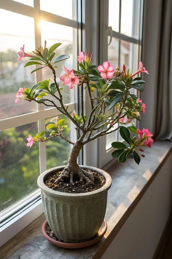 Desert Rose Adenium Potted Plant