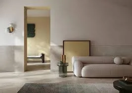 Cream Low Profile Sofa