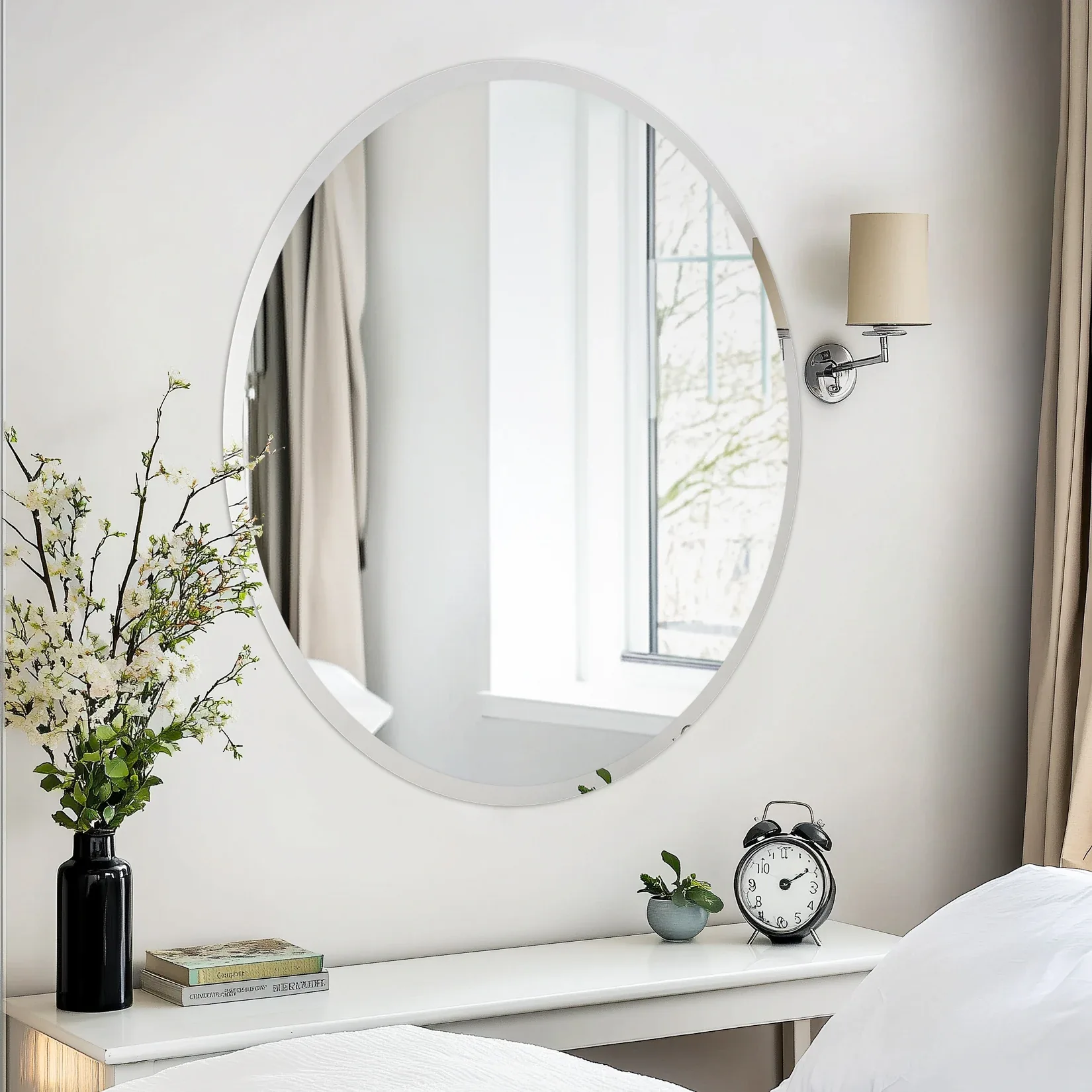 Minimalist Round Wall Mirror