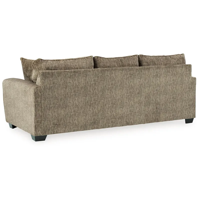Olin Textured Brown Fabric Sofa