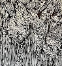 Abstract Black and White Framed Wall Art