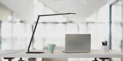Koncept Focaccia Minimalist Linear Metal Desk Lamp