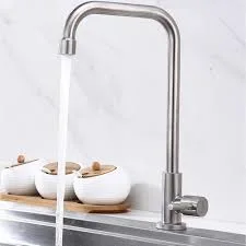 Brushed Steel Kitchen Faucet