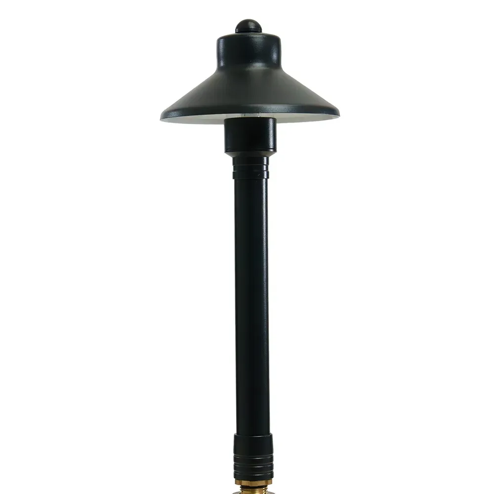 Matte Black Brass Pathway Light