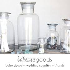 Apothecary Glass Jar: Farmhouse Bathroom Decor Canister