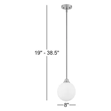 Hallas Single Globe Pendant Light