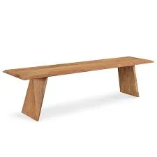 Solid Wood Angled leg Bench