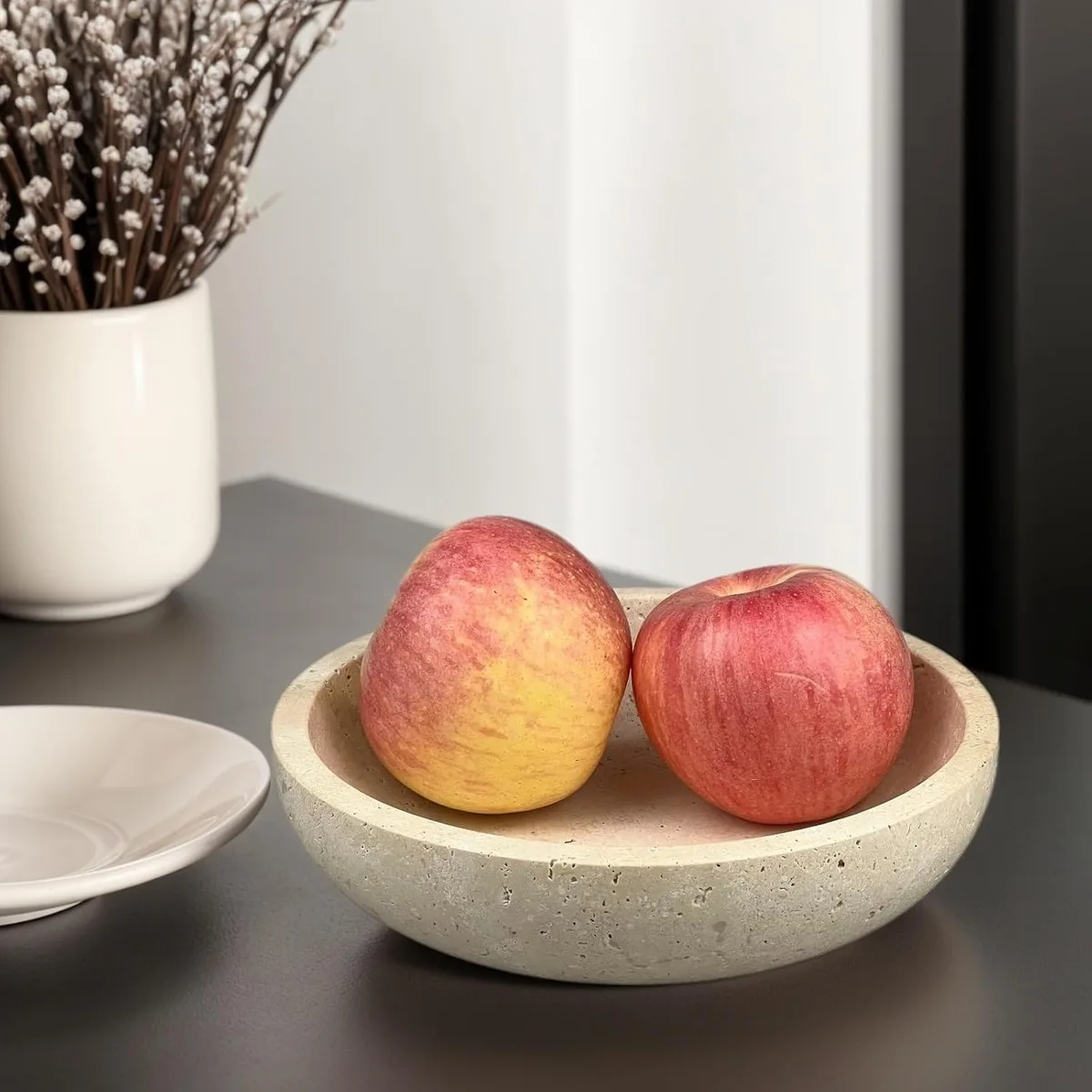 Round Marble Decorative Bowl