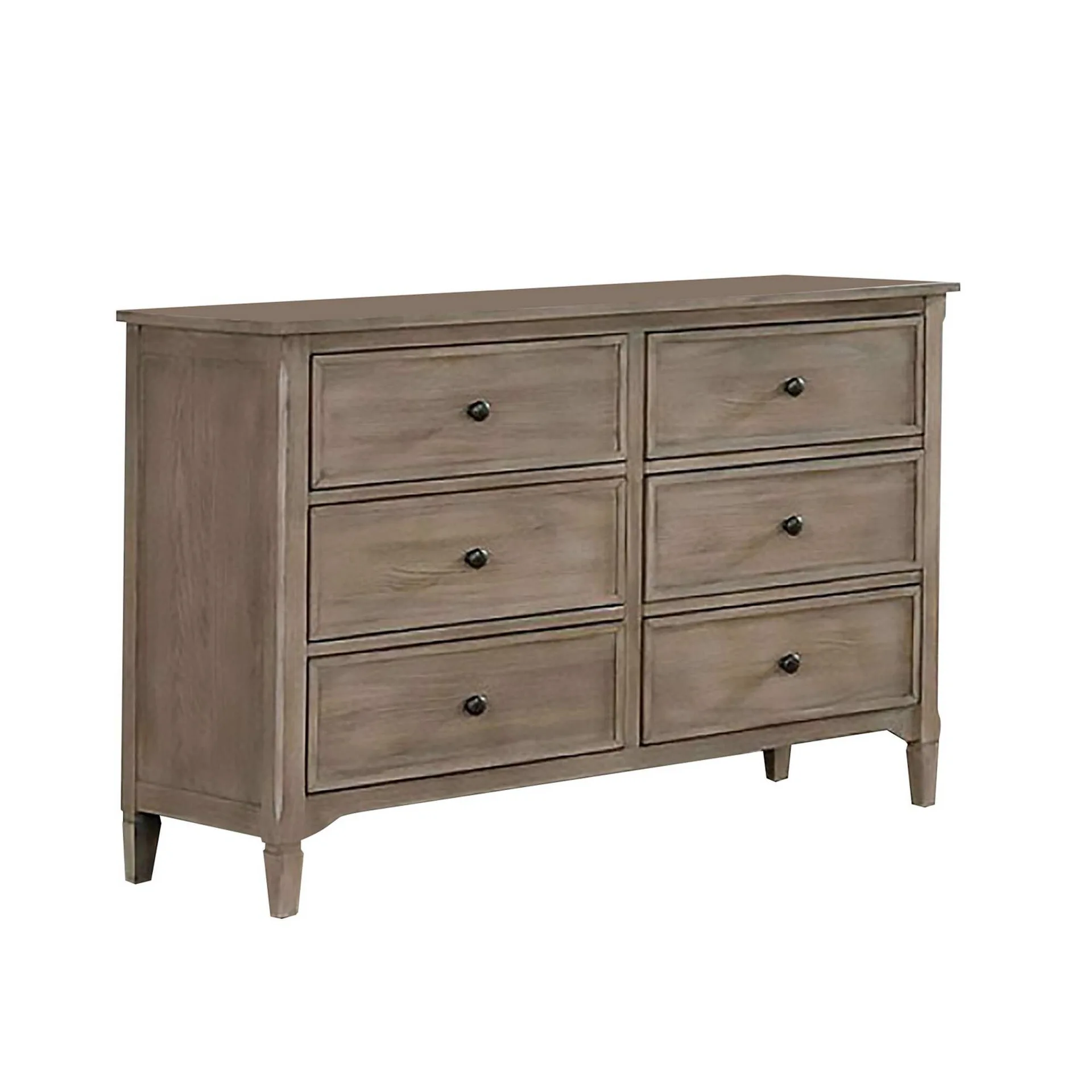 Natural Wood Double Dresser