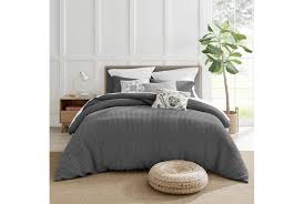 Striped Cotton Duvet Cover Set