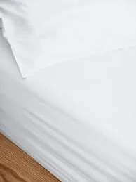 White Cotton Fitted Sheet