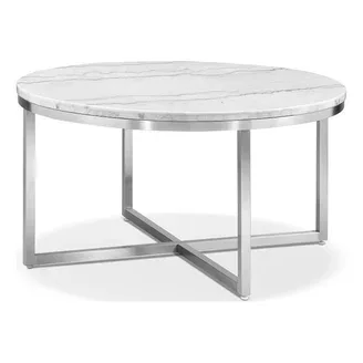 Round Marble Top Coffee Table