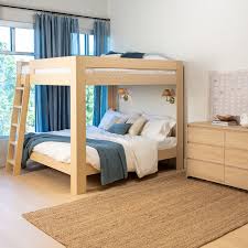 King Over King Natural Wood Bunk Bed
