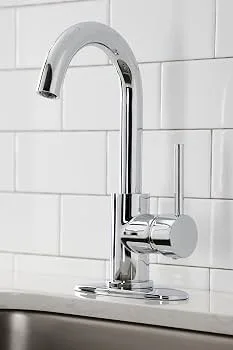 Polished Chrome Bathroom Faucet