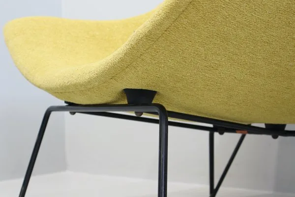 Kosmos Yellow Fabric Accent Chair