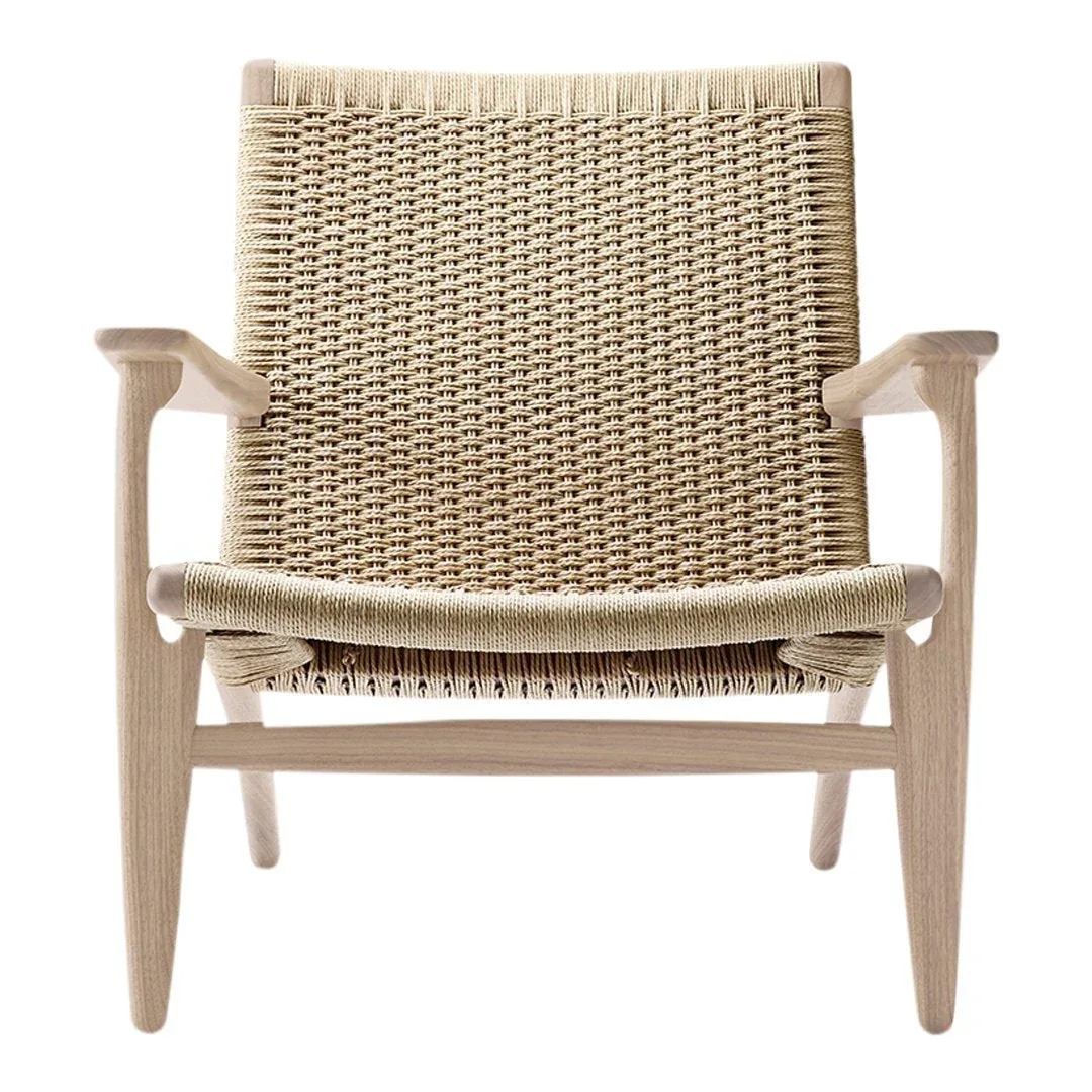 Woven Oak Lounge Chair