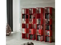 Joker Red Contemporary Bookshelf