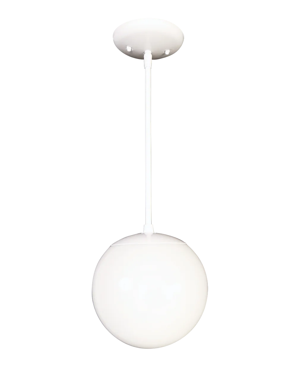 White Globe Pendant Light