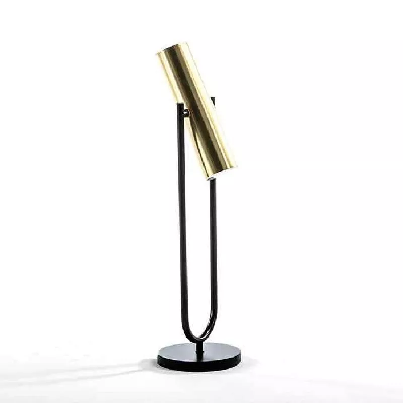 Modern Cylindrical Metal Table Lamp