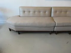 Henredon Mid-Century Modern Curved Sofa