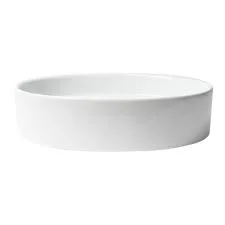 White Oval Ceramic Vessel Sink