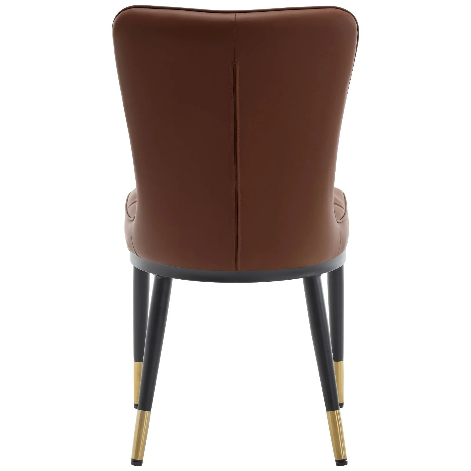 Brown Leather Dining Chair