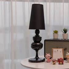 ZOVIA Black Ceramic Table Lamp