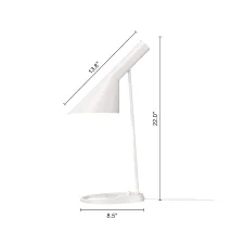 White Metal Table Lamp